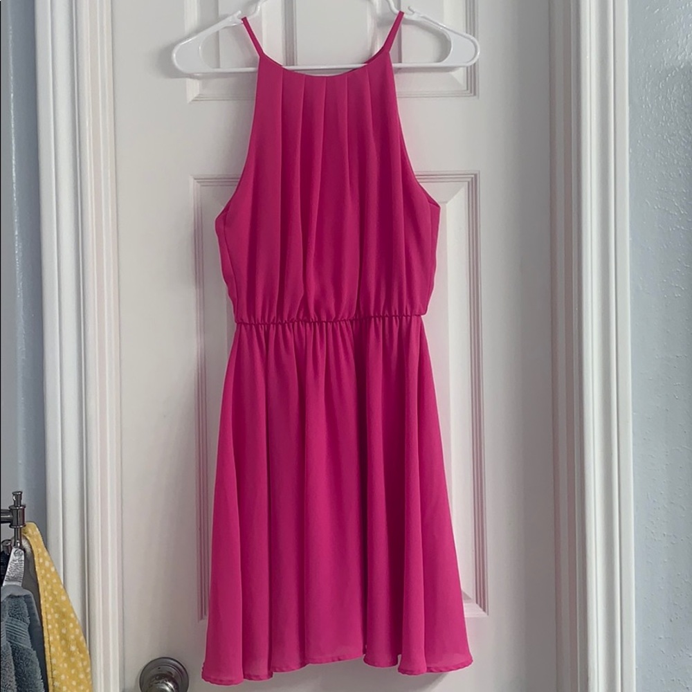 Pink dress